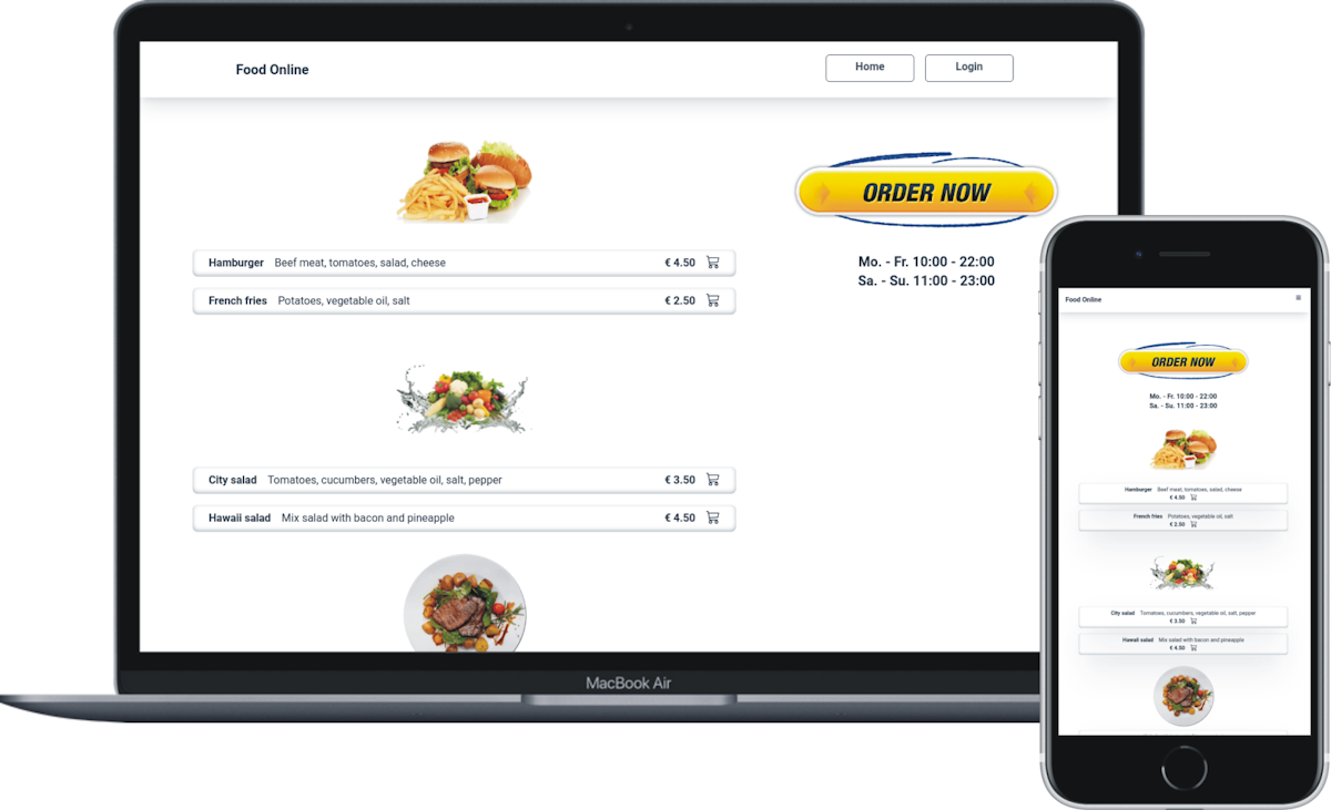 Food Online project